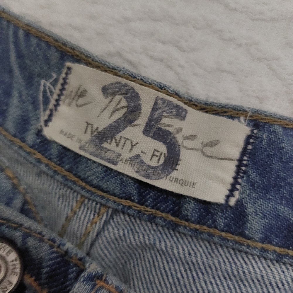 Free People High-Waist Wide Leg Jeans in Blue - Picture 13 of 13
